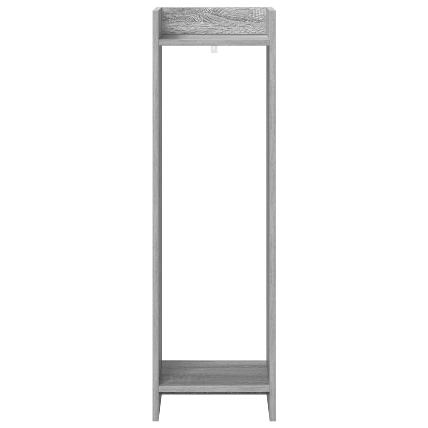 vidaXL Plant Stand 2 pcs Grey Sonoma 30 x 30 x 100 cm Engineered Wood