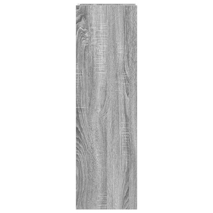 vidaXL Plant Stand 2 pcs Grey Sonoma 30 x 30 x 100 cm Engineered Wood