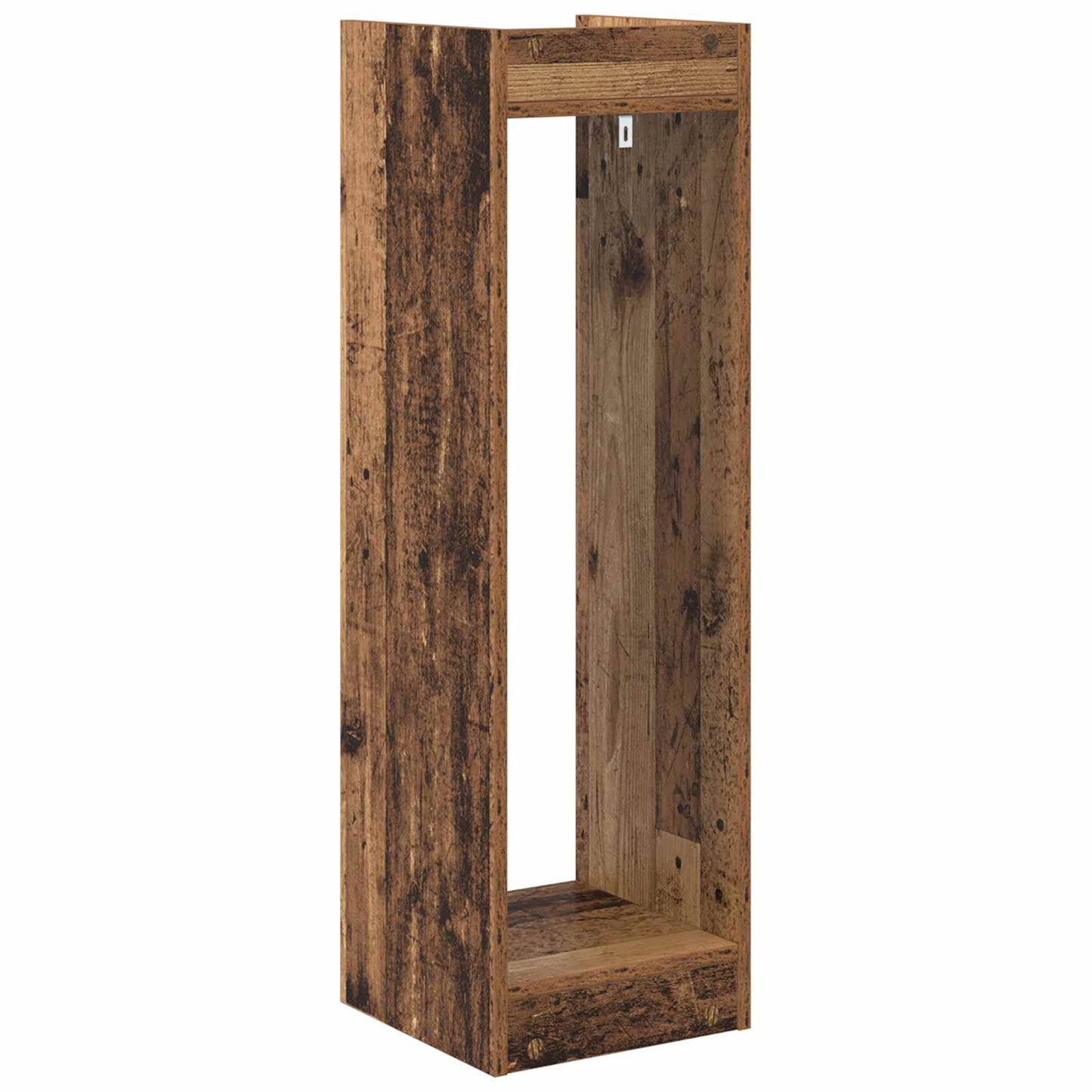 vidaXL Plant Stand Old Wood 30 x 30 x 100 cm Engineered Wood