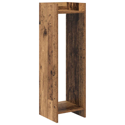 vidaXL Plant Stand 2 pcs Old Wood 30 x 30 x 100 cm Engineered Wood