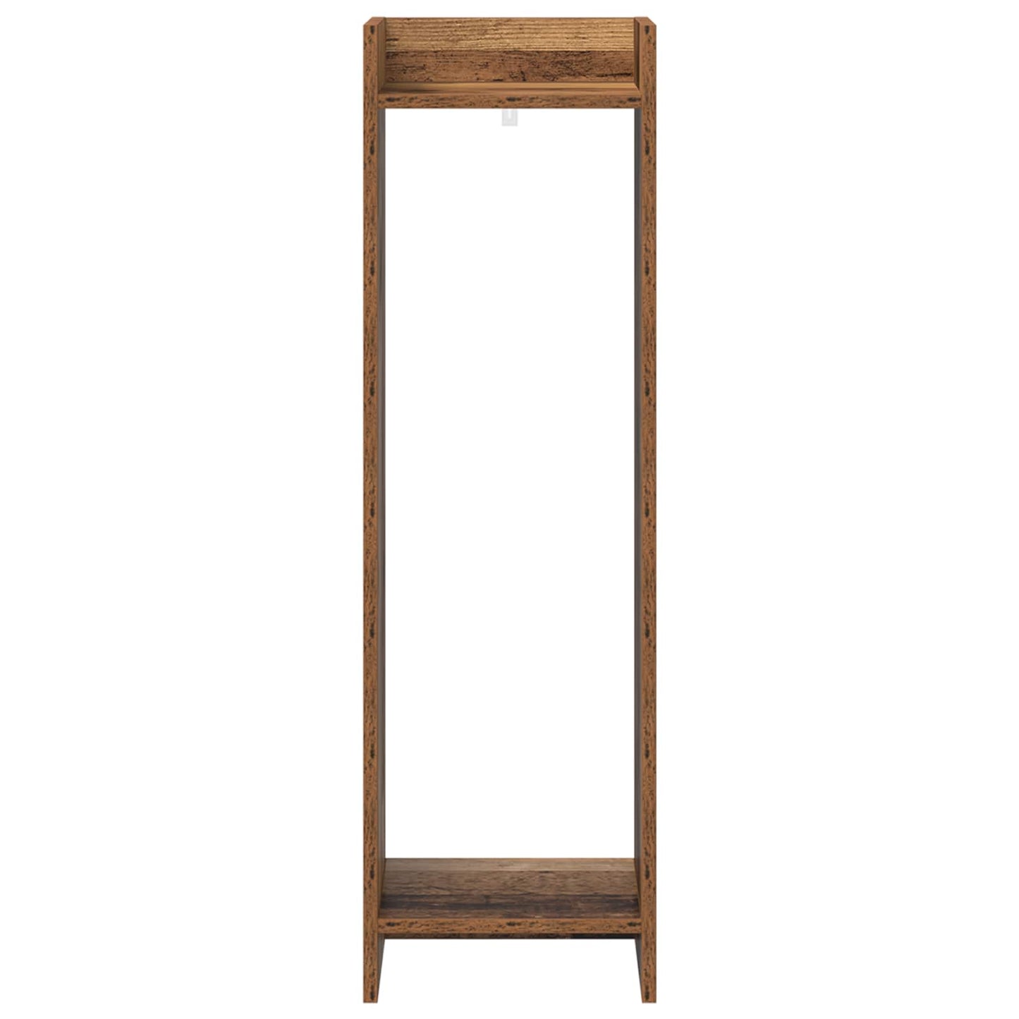 vidaXL Plant Stand 2 pcs Old Wood 30 x 30 x 100 cm Engineered Wood