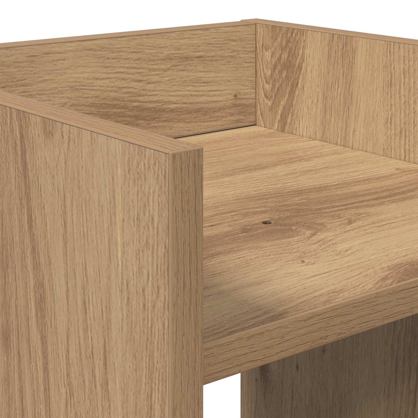 vidaXL Plant Stand Artisan Oak 30 x 30 x 100 cm Engineered Wood