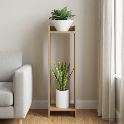 vidaXL Plant Stand Artisan Oak 30 x 30 x 100 cm Engineered Wood