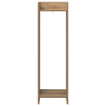 vidaXL Plant Stand Artisan Oak 30 x 30 x 100 cm Engineered Wood