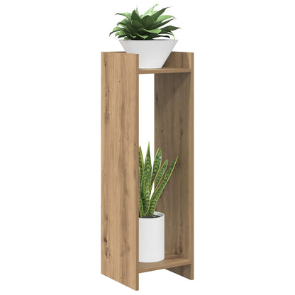 vidaXL Plant Stand Artisan Oak 30 x 30 x 100 cm Engineered Wood