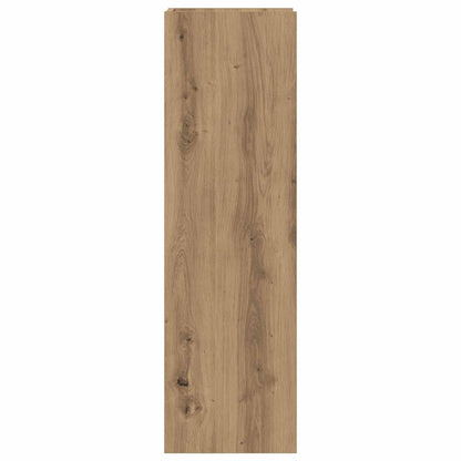 vidaXL Plant Stand Artisan Oak 30 x 30 x 100 cm Engineered Wood