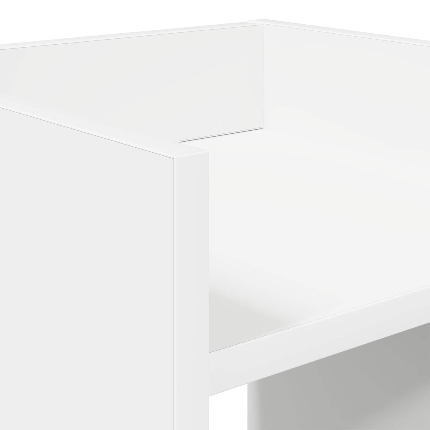 vidaXL Plant Stand White 30 x 30 x 80 cm Engineered Wood