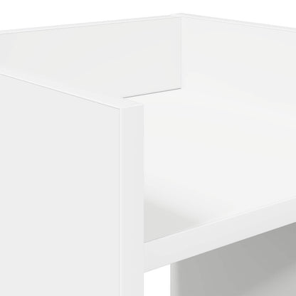 vidaXL Plant Stand White 30 x 30 x 80 cm Engineered Wood
