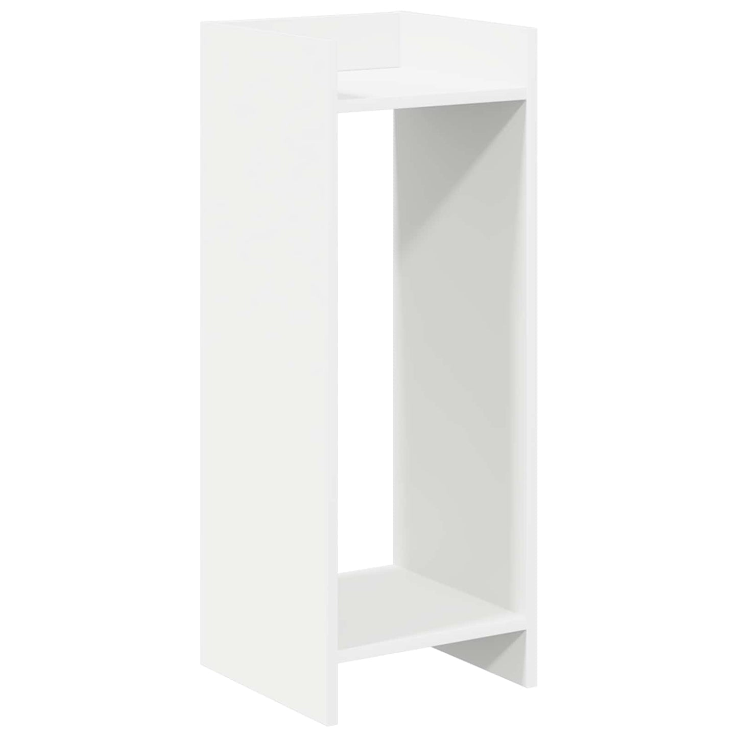 vidaXL Plant Stand 2 pcs White 30 x 30 x 80 cm Engineered Wood