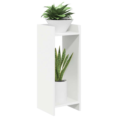 vidaXL Plant Stand 2 pcs White 30 x 30 x 80 cm Engineered Wood