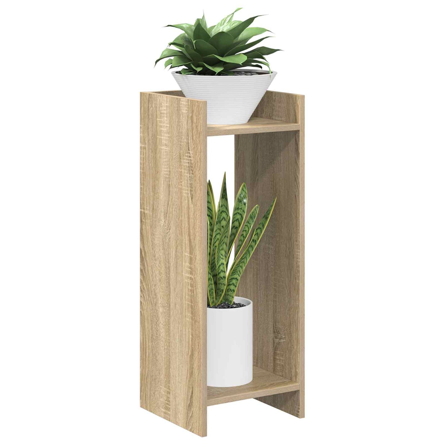 vidaXL Plant Stand Sonoma Oak 30 x 30 x 80 cm Engineered Wood