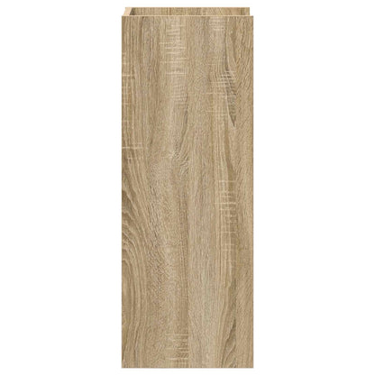 vidaXL Plant Stand 2 pcs Sonoma Oak 30 x 30 x 80 cm Engineered Wood