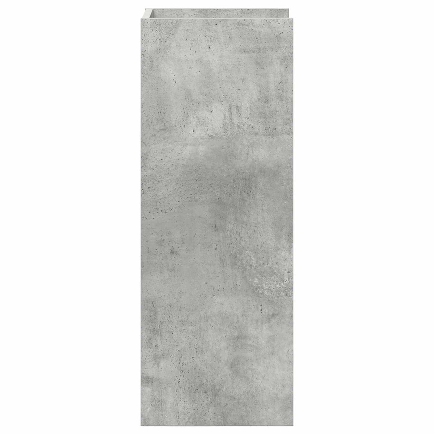 vidaXL Plant Stand Concrete Grey 30 x 30 x 80 cm Engineered Wood