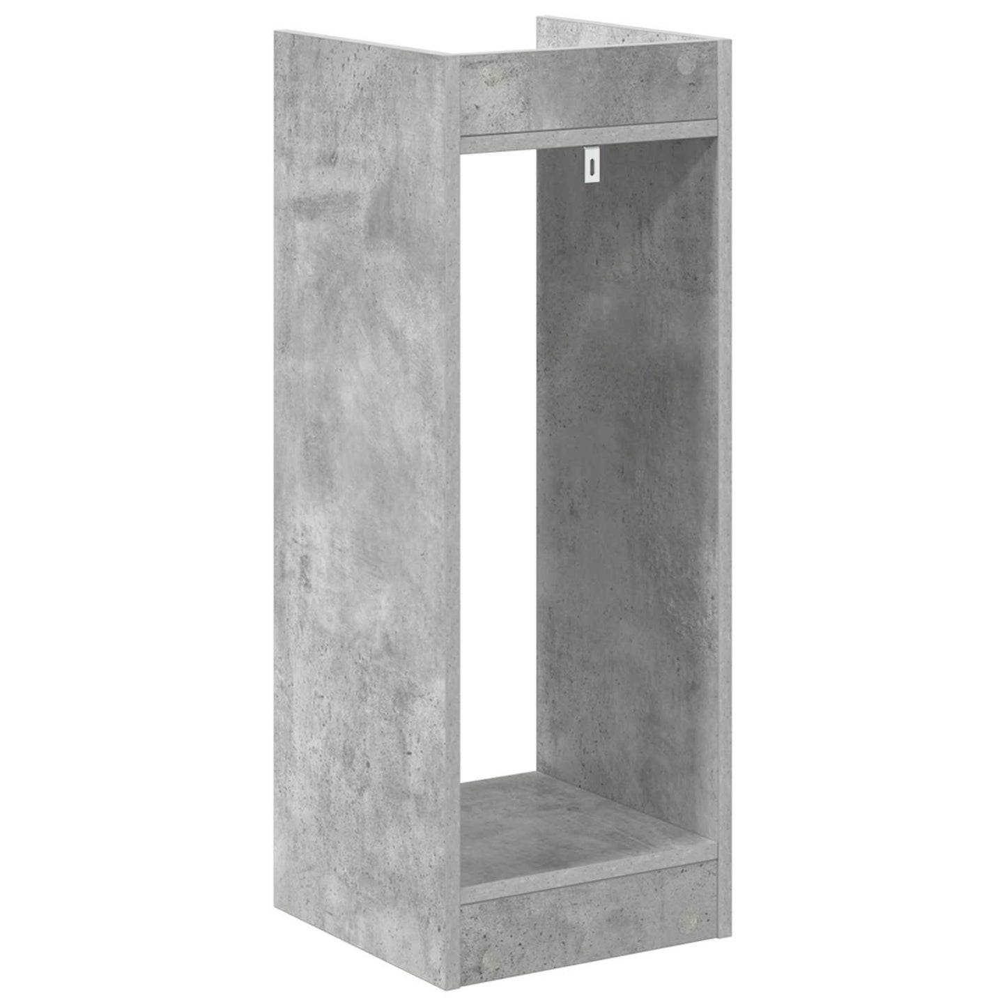 vidaXL Plant Stand 2 pcs Concrete Grey 30 x 30 x 80 cm Engineered Wood