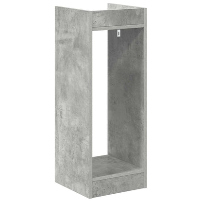 vidaXL Plant Stand 2 pcs Concrete Grey 30 x 30 x 80 cm Engineered Wood
