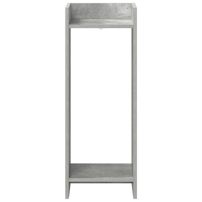 vidaXL Plant Stand 2 pcs Concrete Grey 30 x 30 x 80 cm Engineered Wood