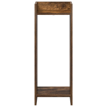 vidaXL Plant Stand Smoked Oak 30 x 30 x 80 cm Engineered Wood
