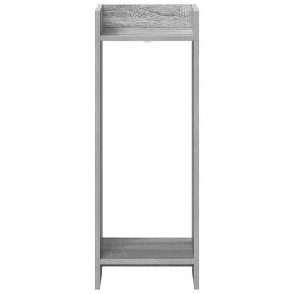 vidaXL Plant Stand 2 pcs Grey Sonoma 30 x 30 x 80 cm Engineered Wood