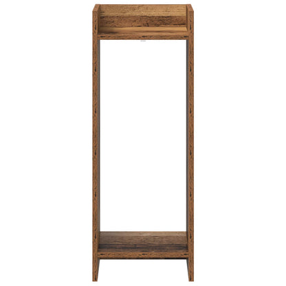 vidaXL Plant Stand Old Wood 30 x 30 x 80 cm Engineered Wood