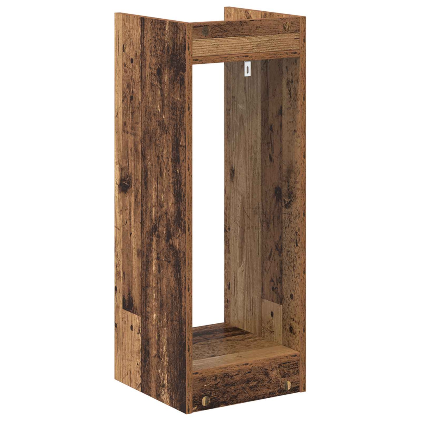 vidaXL Plant Stand 2 pcs Old Wood 30 x 30 x 80 cm Engineered Wood