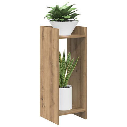vidaXL Plant Stand Artisan Oak 30 x 30 x 80 cm Engineered Wood