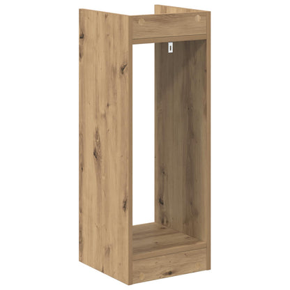 vidaXL Plant Stand 2 pcs Artisan Oak 30 x 30 x 80 cm Engineered Wood