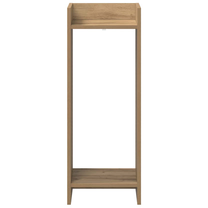 vidaXL Plant Stand 2 pcs Artisan Oak 30 x 30 x 80 cm Engineered Wood
