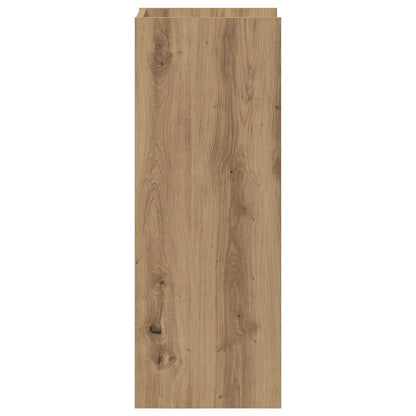 vidaXL Plant Stand 2 pcs Artisan Oak 30 x 30 x 80 cm Engineered Wood