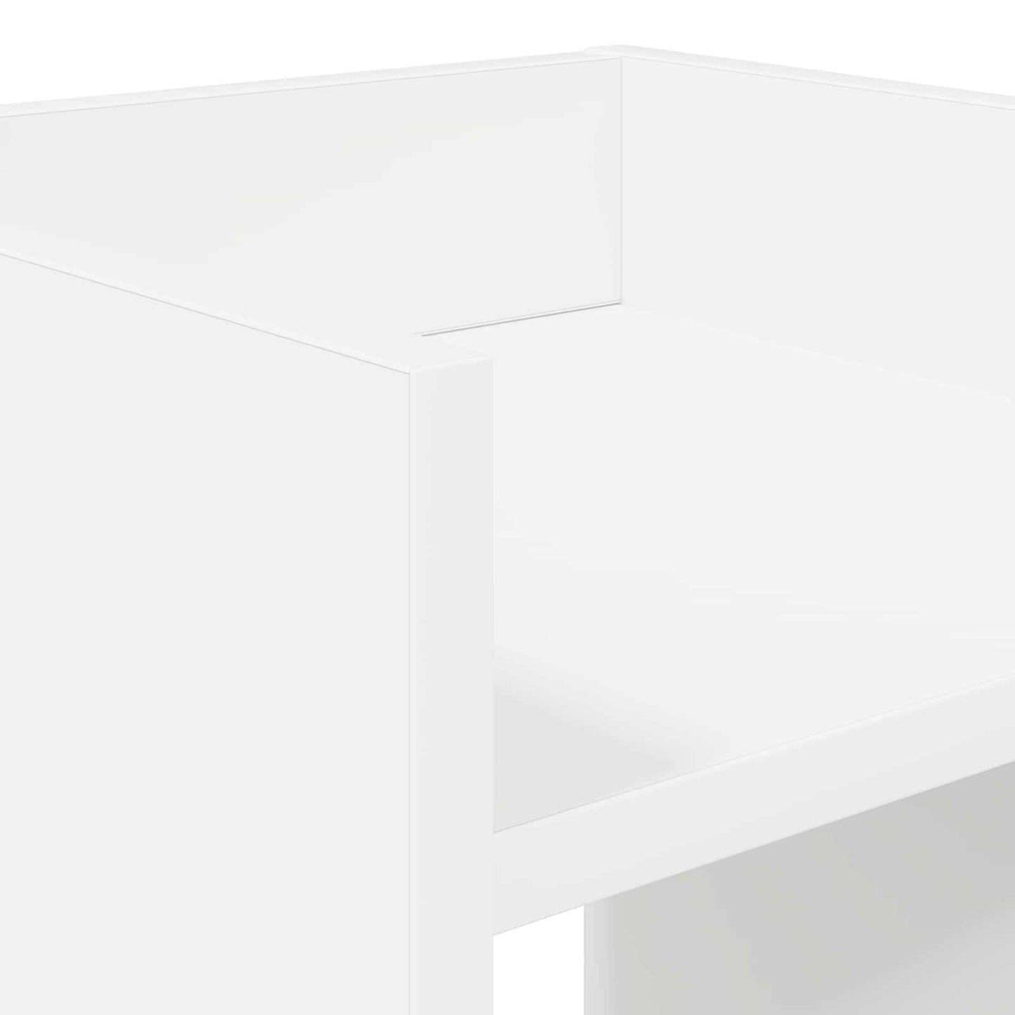 vidaXL Plant Stand 2 pcs White 30 x 30 x 60 cm Engineered Wood