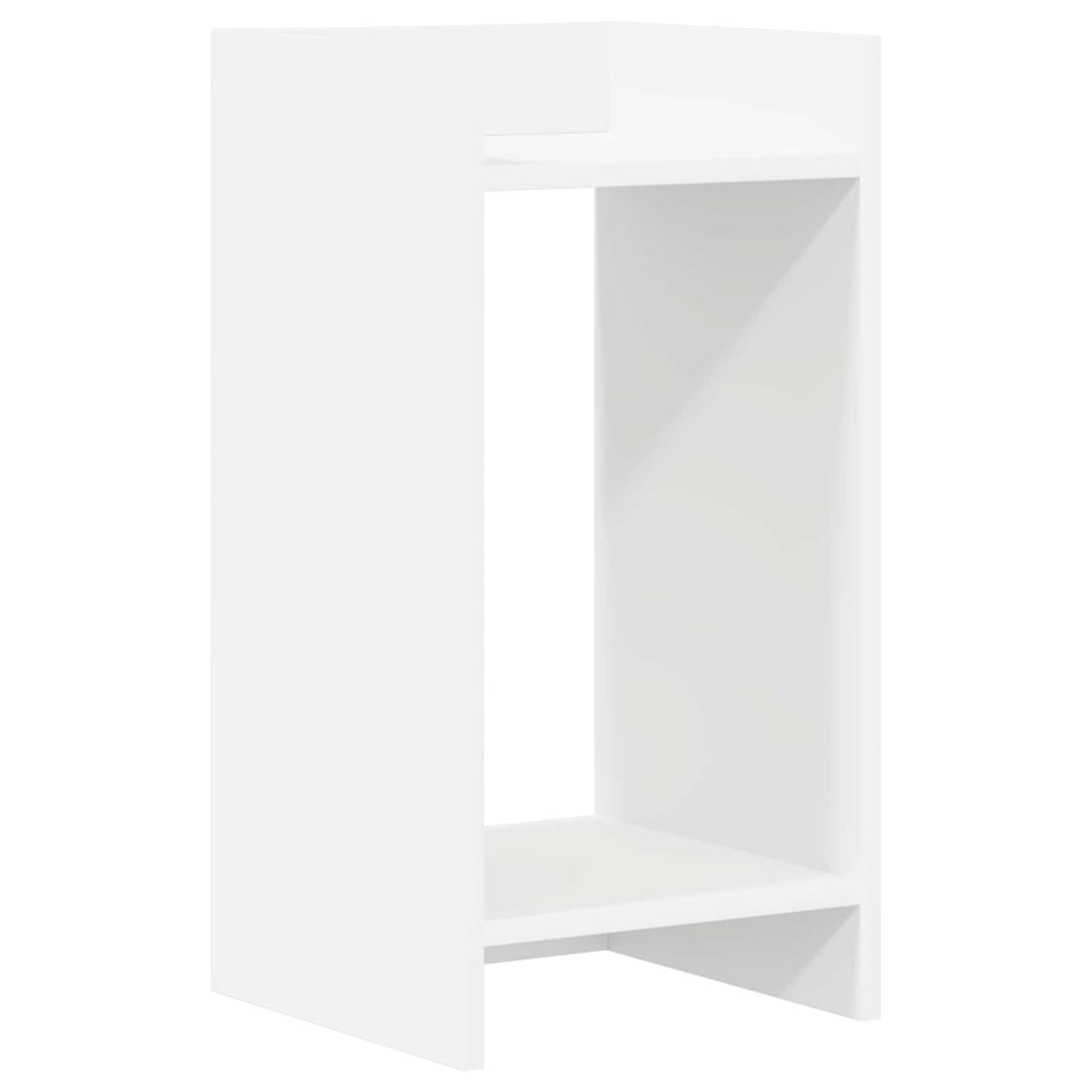 vidaXL Plant Stand 2 pcs White 30 x 30 x 60 cm Engineered Wood
