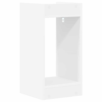 vidaXL Plant Stand 2 pcs White 30 x 30 x 60 cm Engineered Wood