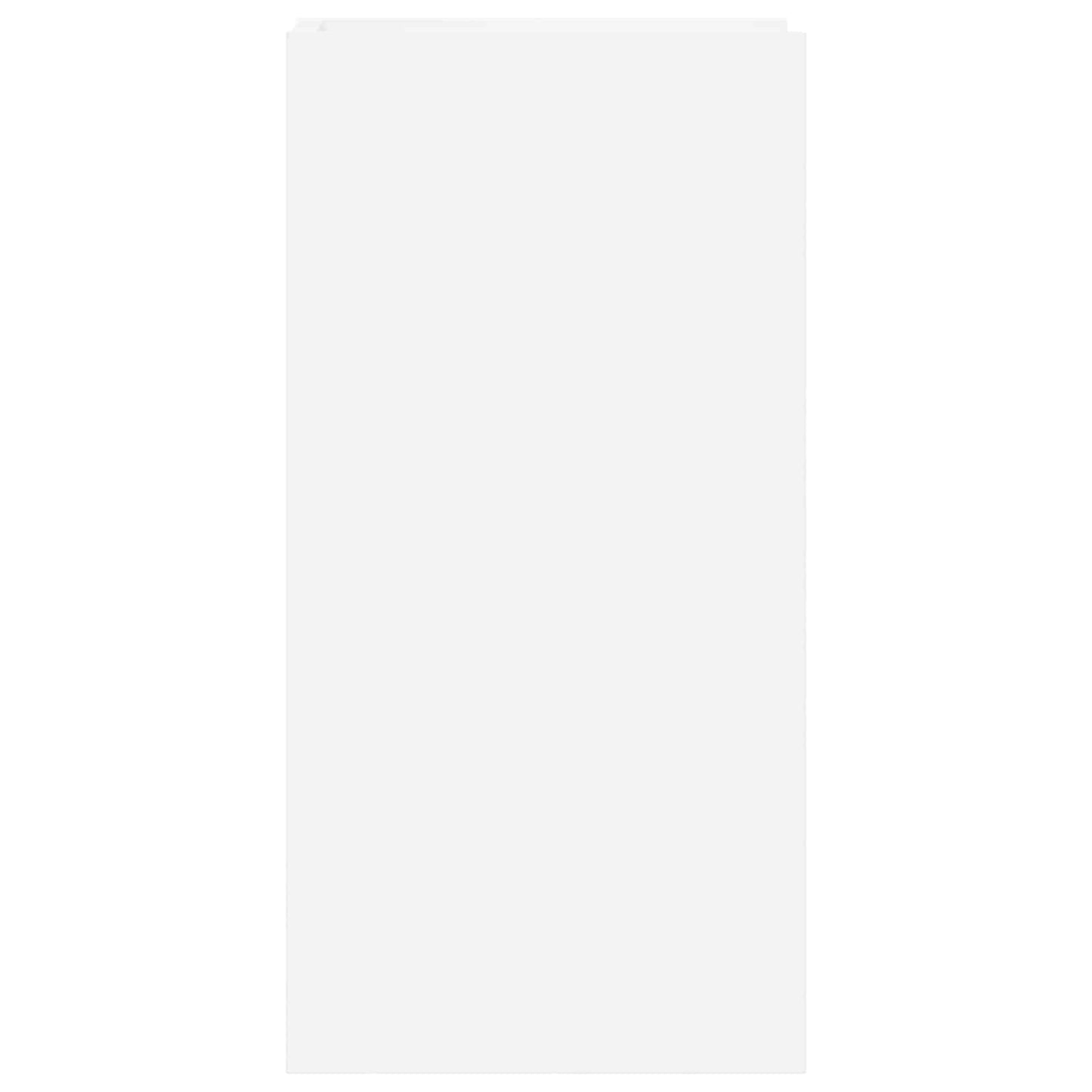 vidaXL Plant Stand 2 pcs White 30 x 30 x 60 cm Engineered Wood