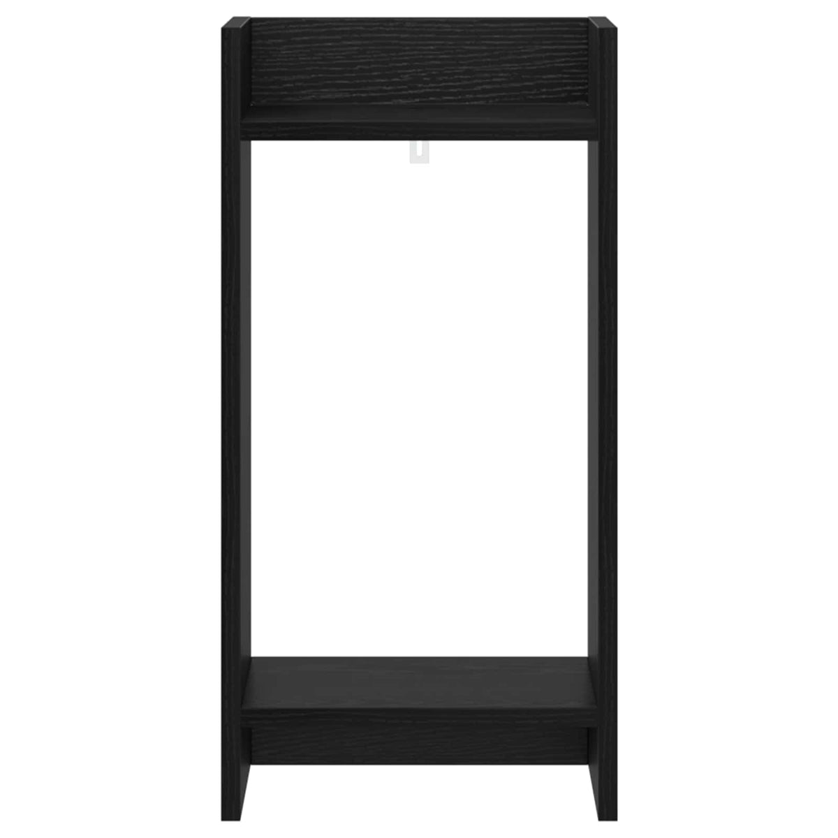 vidaXL Plant Stand Black Oak 30 x 30 x 60 cm Engineered Wood