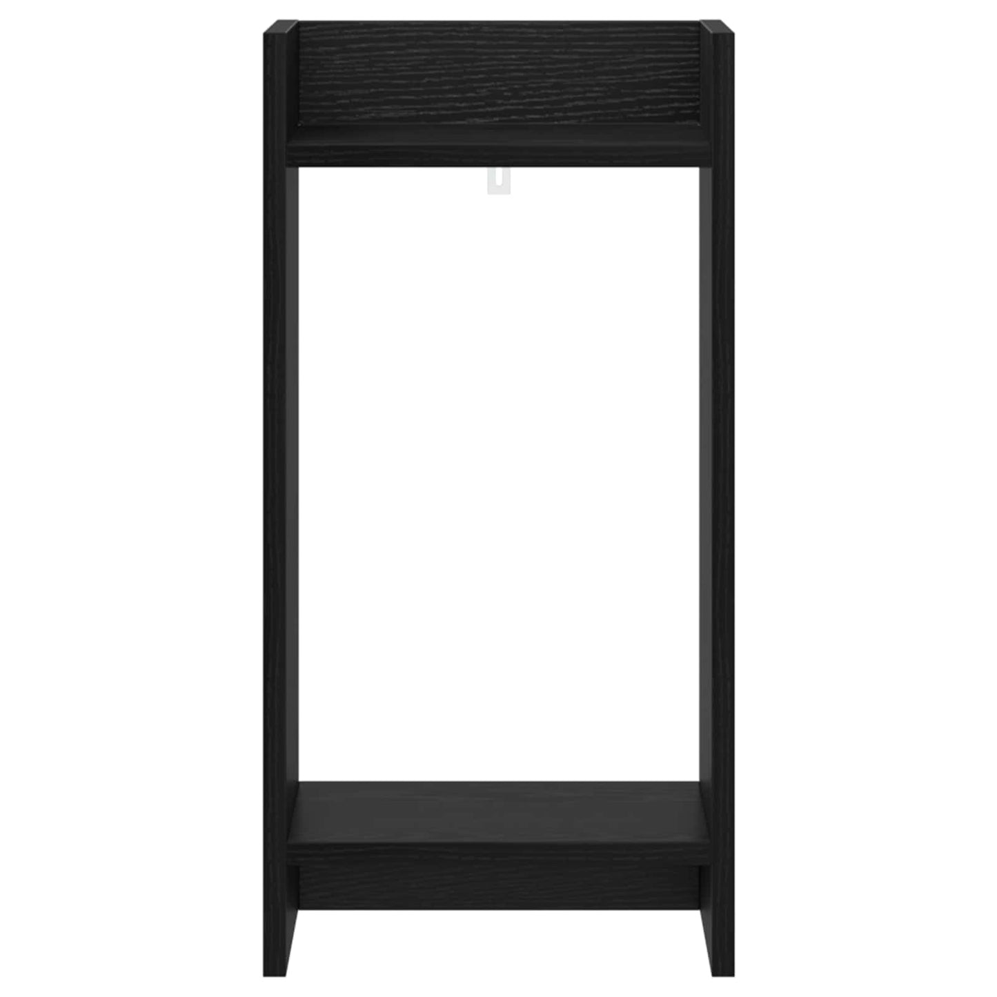 vidaXL Plant Stand Black Oak 30 x 30 x 60 cm Engineered Wood