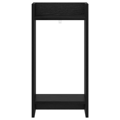 vidaXL Plant Stand Black Oak 30 x 30 x 60 cm Engineered Wood