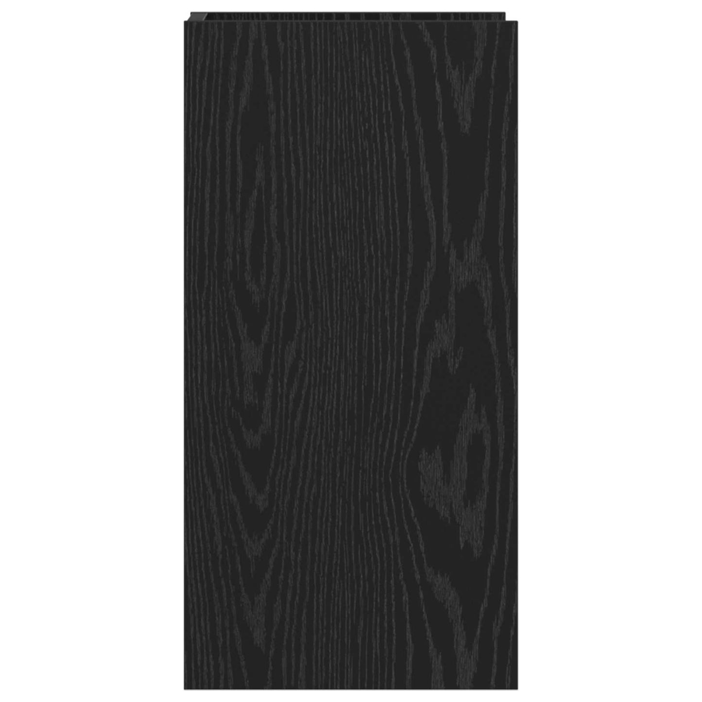 vidaXL Plant Stand Black Oak 30 x 30 x 60 cm Engineered Wood