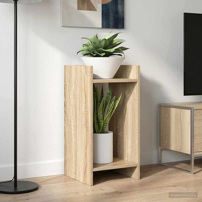 vidaXL Plant Stand 2 pcs Sonoma Oak 30 x 30 x 60 cm Engineered Wood