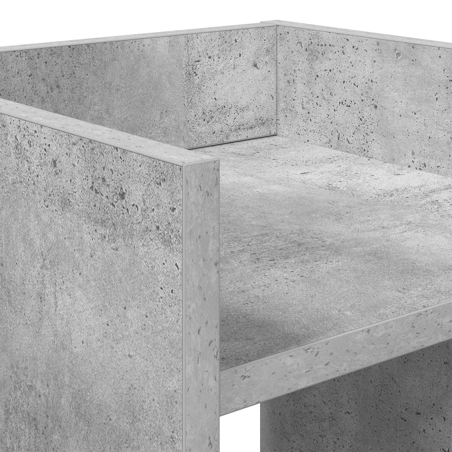 vidaXL Plant Stand Concrete Grey 30 x 30 x 60 cm Engineered Wood