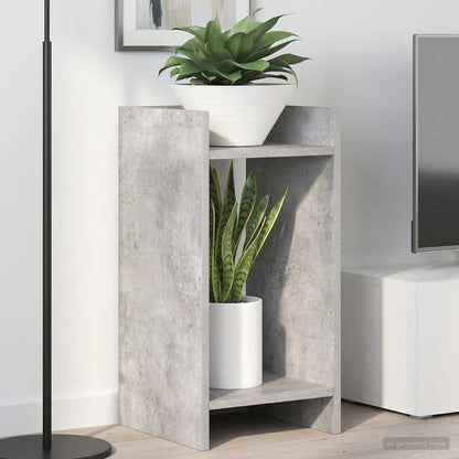 vidaXL Plant Stand Concrete Grey 30 x 30 x 60 cm Engineered Wood