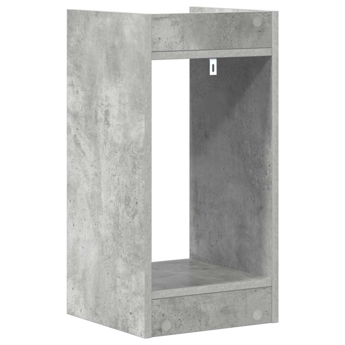 vidaXL Plant Stand Concrete Grey 30 x 30 x 60 cm Engineered Wood