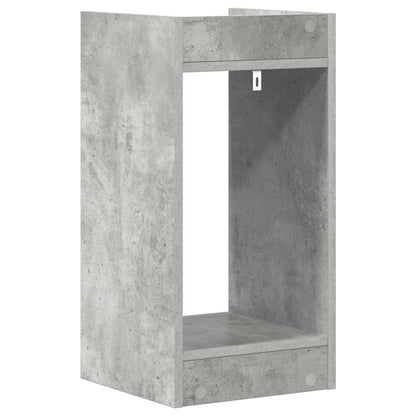 vidaXL Plant Stand Concrete Grey 30 x 30 x 60 cm Engineered Wood