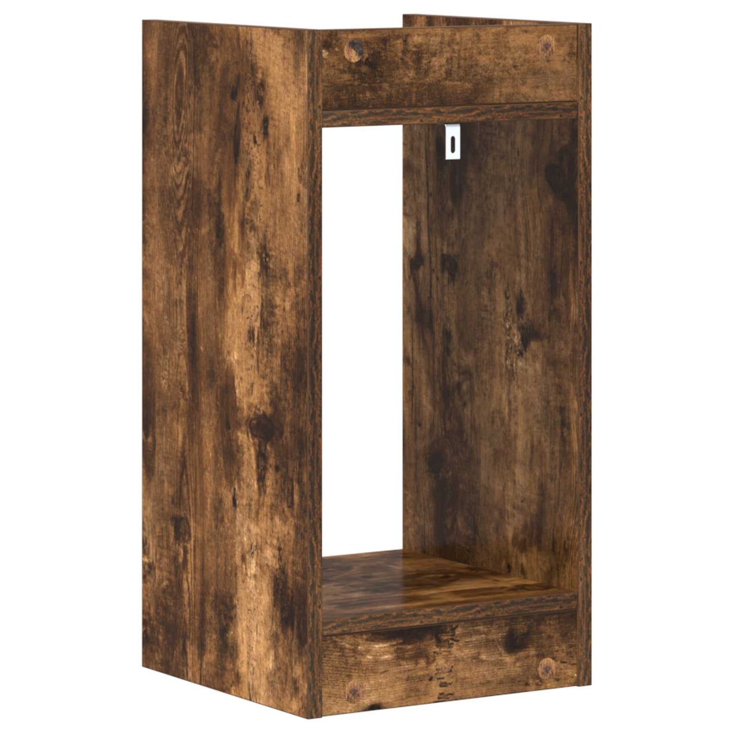 vidaXL Plant Stand Smoked Oak 30 x 30 x 60 cm Engineered Wood