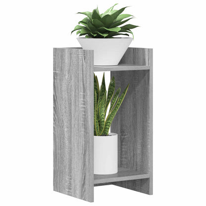 vidaXL Plant Stand Grey Sonoma 30 x 30 x 60 cm Engineered Wood