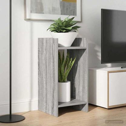 vidaXL Plant Stand 2 pcs Grey Sonoma 30 x 30 x 60 cm Engineered Wood