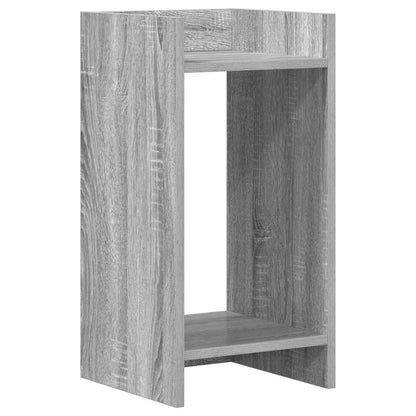 vidaXL Plant Stand 2 pcs Grey Sonoma 30 x 30 x 60 cm Engineered Wood