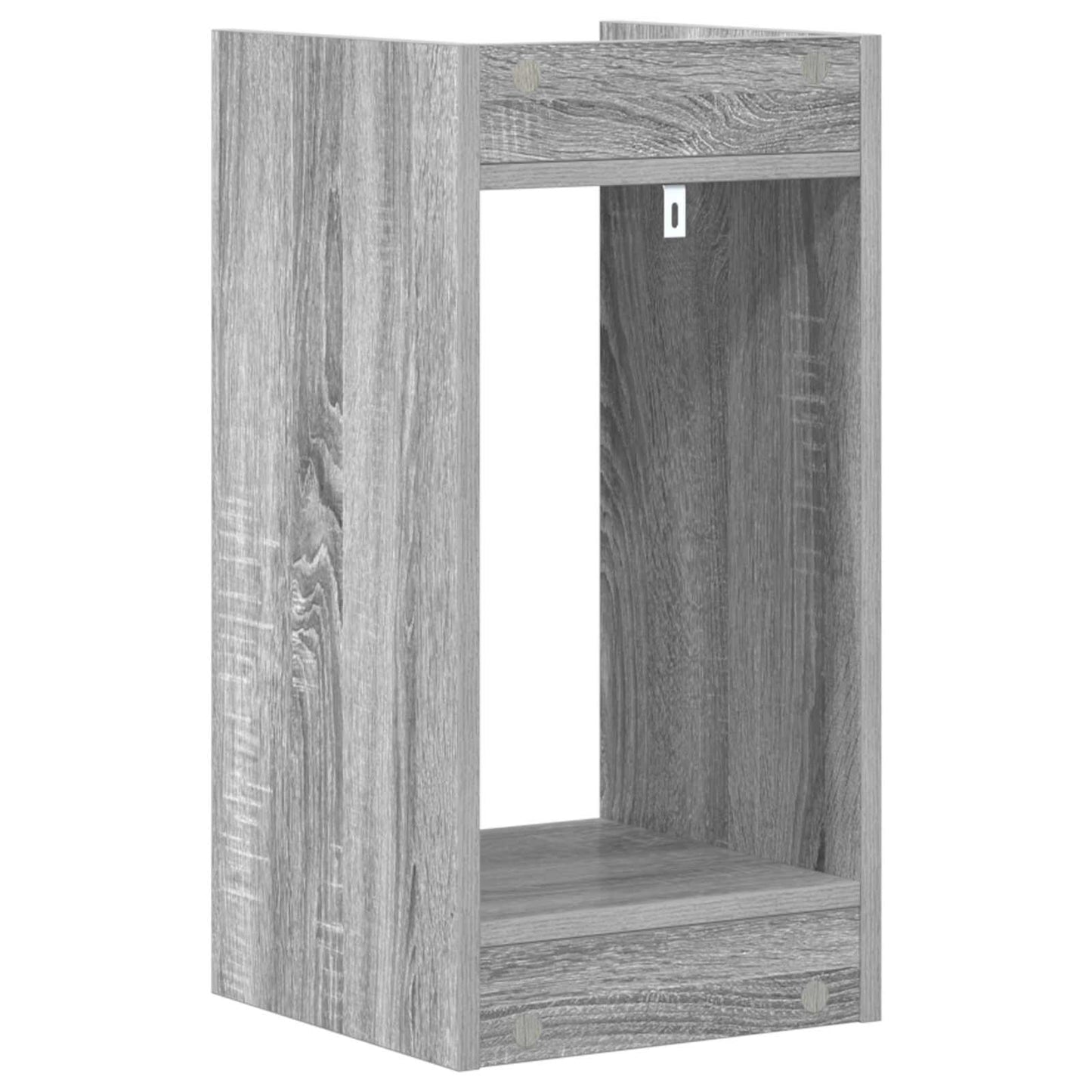 vidaXL Plant Stand 2 pcs Grey Sonoma 30 x 30 x 60 cm Engineered Wood
