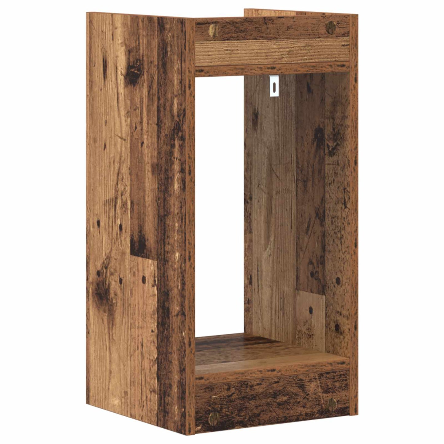 vidaXL Plant Stand with Shelf Old Wood 30 x 30 x 60 cm Engineered Wood
