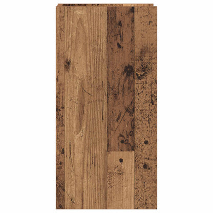 vidaXL Plant Stand with Shelf Old Wood 30 x 30 x 60 cm Engineered Wood