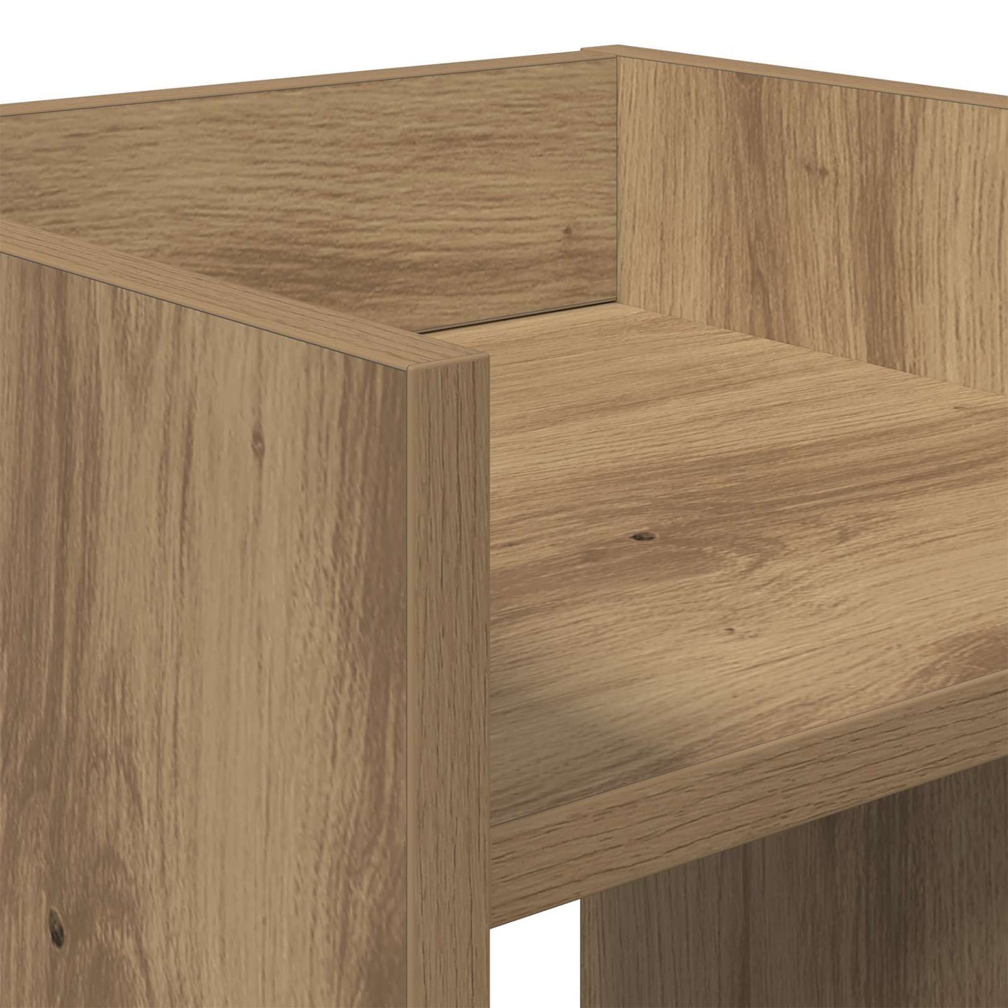 vidaXL Plant Stand Artisan Oak 30 x 30 x 60 cm Engineered Wood