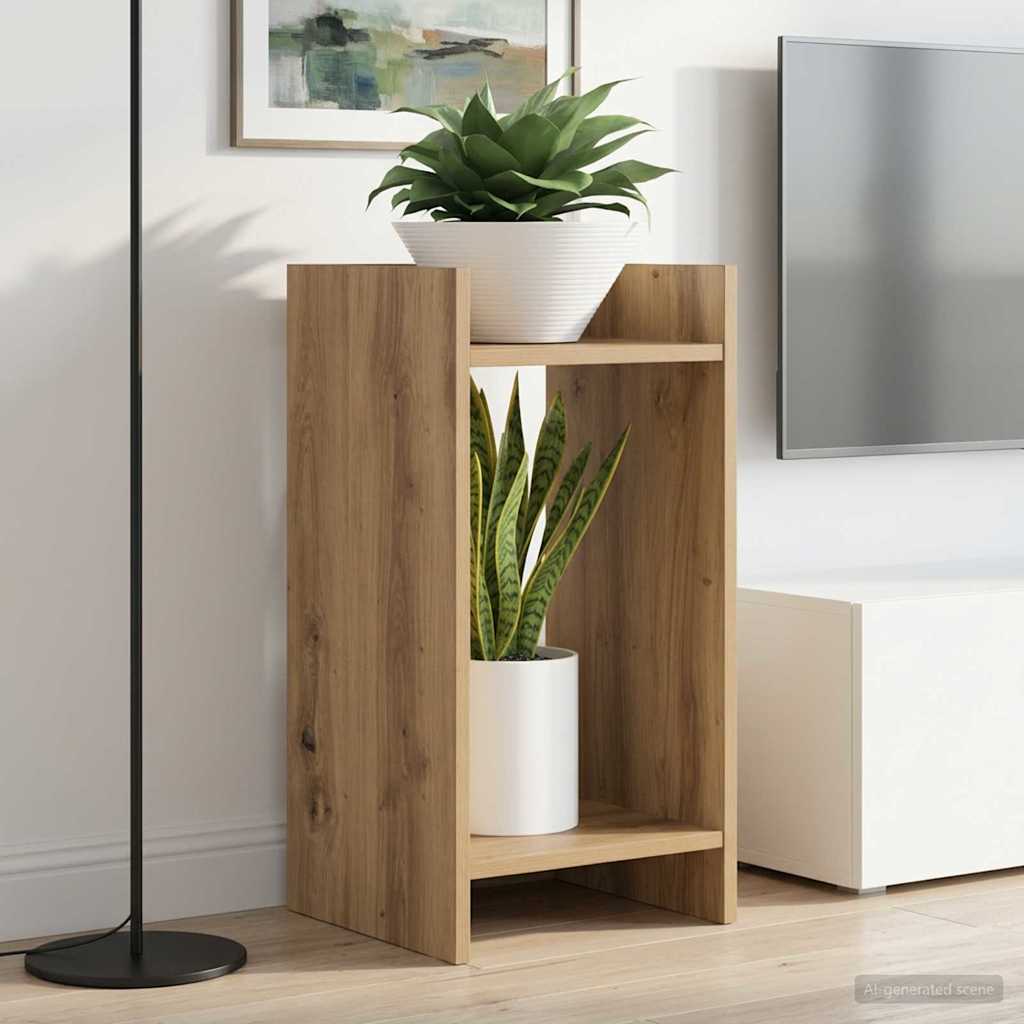 vidaXL Plant Stand Artisan Oak 30 x 30 x 60 cm Engineered Wood